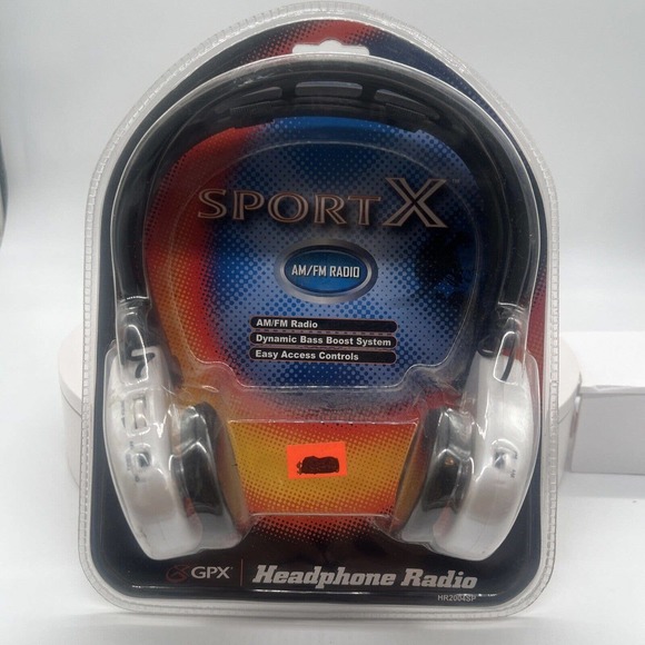 NEW GPX Sport X Headphone Radio HDT4004SP AM/FM Jogger Wraparound - Picture 1 of 2